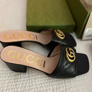 Gucci Quilted Sandals